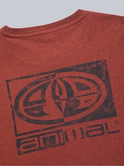 Rost-Orange - Animal – Jacob – T-Shirt für Herren - Bild 3 von 5