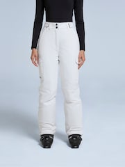 Animal White Womens Glaze Snow Trousers - Image 1 of 4