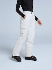 Animal White Womens Glaze Snow Trousers - Image 2 of 4