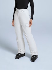 Animal White Womens Glaze Snow Trousers - Image 3 of 4