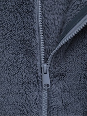 Animal Grey Teddy Womens Fleece Jacket - Image 9 of 9