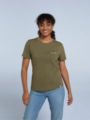 Animal Green Womens Marina Logo 100% Cotton T-Shirt - Image 1 of 1