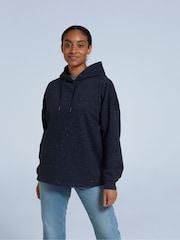 Animal Blue Amber Womens Relaxed Hoodie - Image 3 of 4