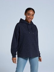 Animal Blue Amber Womens Relaxed Hoodie - Image 4 of 4