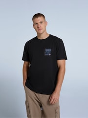 Animal Black Mens Chase Relaxed 100% Cotton T-Shirt - Image 2 of 4