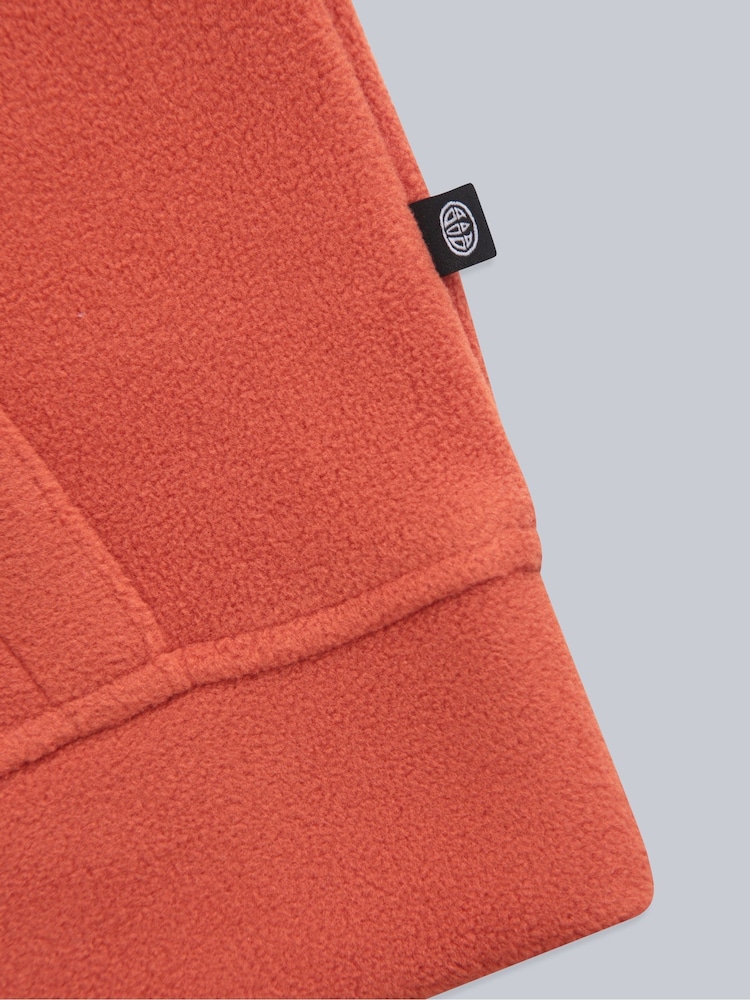 Animal Orange Mens Louis Fleece Hoodie - Image 4 of 4 Animal Orange Mens Louis Fleece Hoodie - Image 4 of 4