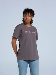 Animal Grey Womens Leena Boxy 100% Cotton T-Shirt - Image 4 of 4