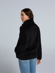 Animal Black Teddy Womens Fleece Jacket - Image 4 of 4