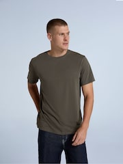Animal Light Green Mens Icon Plain 100% Cotton T-Shirt - Image 4 of 5