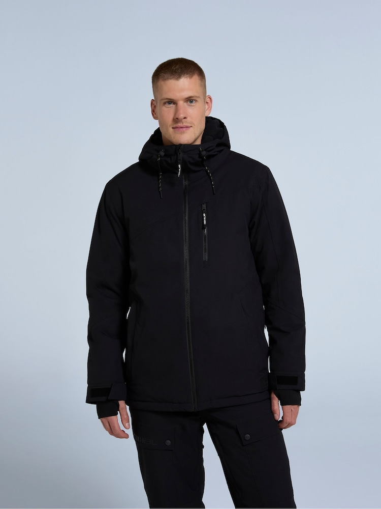 Animal Black Mens Laxx Logo Snow Jacket - Image 1 of 4