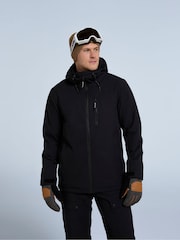 Animal Black Mens Laxx Logo Snow Jacket - Image 2 of 4