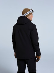 Animal Black Mens Laxx Logo Snow Jacket - Image 3 of 4