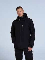 Animal Black Mens Laxx Logo Snow Jacket - Image 4 of 4