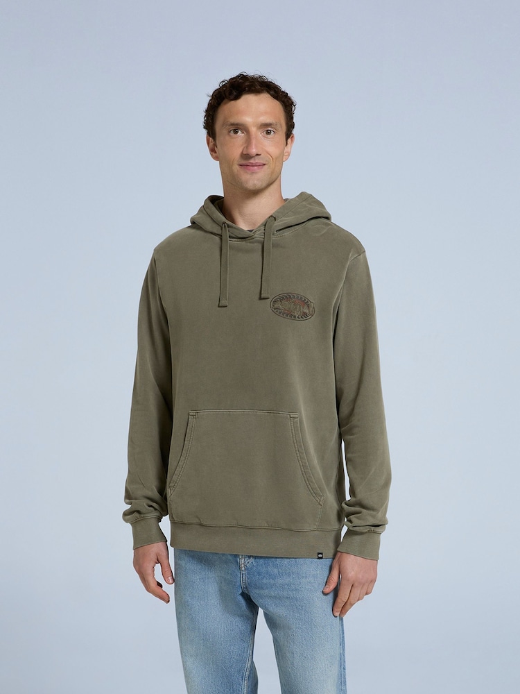 Verde - Animal Masculino River Hoodie - Imagem 1 de 4