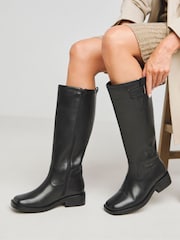 Botas de montar elegantes de corte extra ancho de Simply Be - Imagen 1 de 3