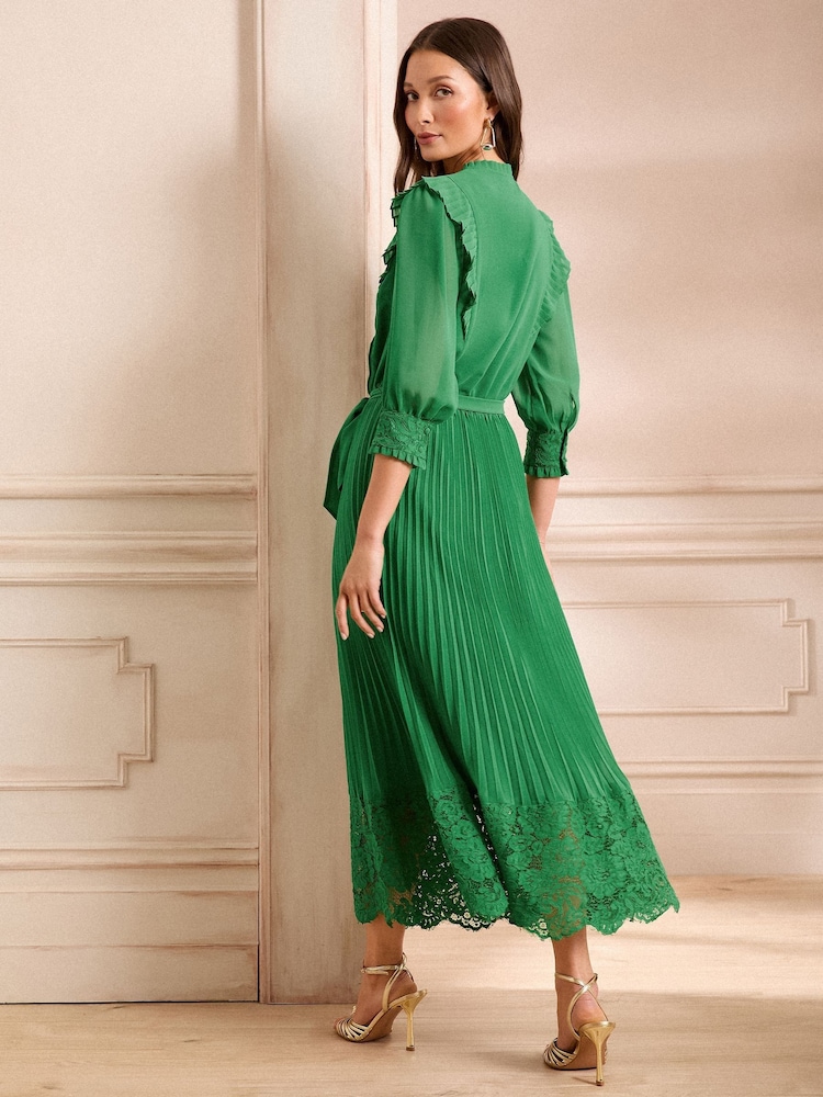 Oversized Shirt Warehouse Pleated Shirt Dress Midi Shirt Warehouse