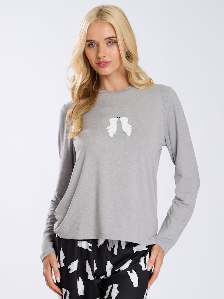 Loungeable Christmas Polar Bear Long Sleeves And Joggers Pyjamas Set - Imagen 2 de 5 Loungeable Christmas Polar Bear Long Sleeves And Joggers Pyjamas Set - Imagen 2 de 5
