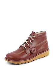 Kickers Brown Hi Boots - Image 3 of 6