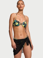 Victoria's Secret Black Sheer Crinkle Sarong - Image 1 of 2