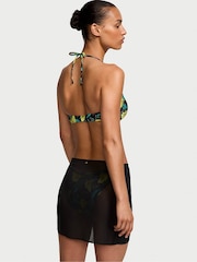 Victoria's Secret Black Sheer Crinkle Sarong - Image 2 of 2