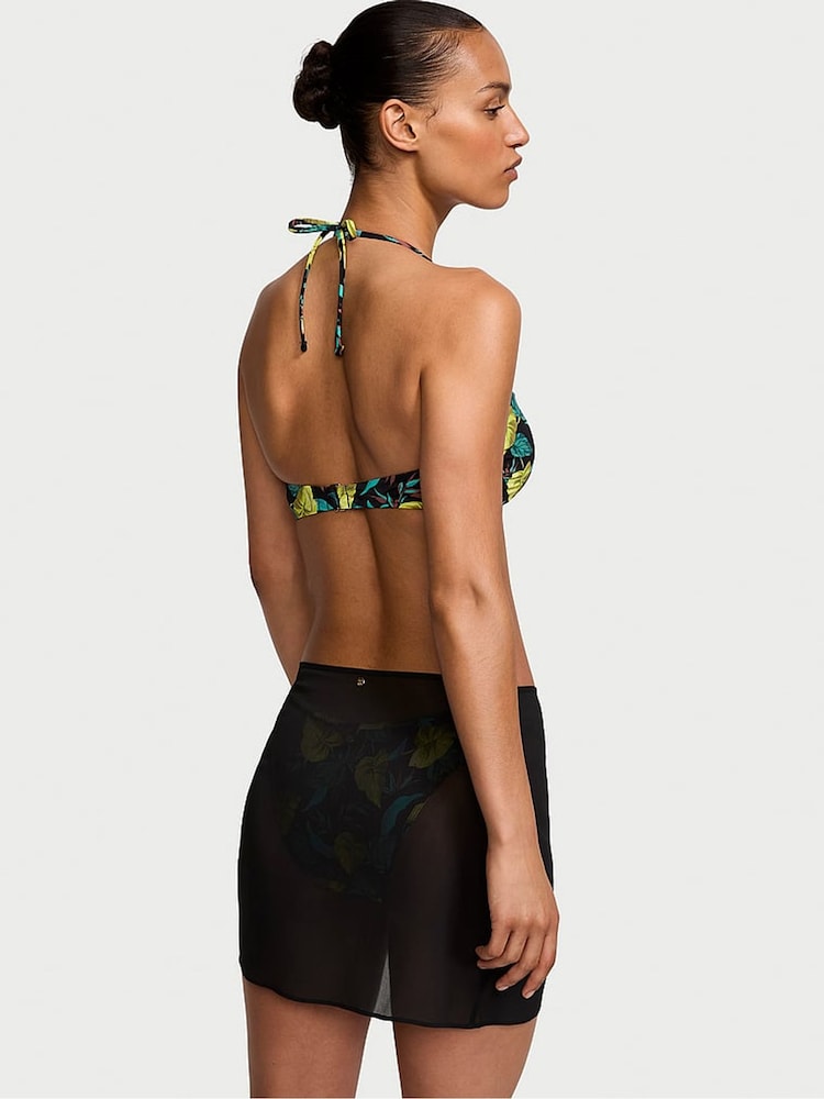 Victoria's Secret Black Sheer Crinkle Sarong - Image 2 of 2