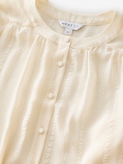 Cream Balloon Sleeve Ecru Blouse - Image 2 of 3
