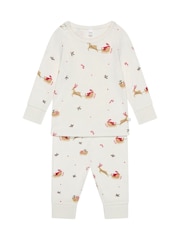 MORI Jolly Journey Cotton & Bamboo  Christmas Pyjamas Set - Image 7 of 7