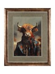 Art Marketing Brown The Dapper Highland Wall Art - Image 1 of 3
