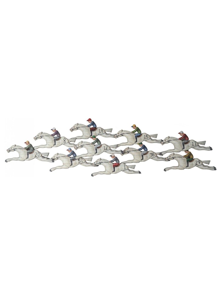 Art Marketing White The Race Course Wall Art - Image 3 of 3