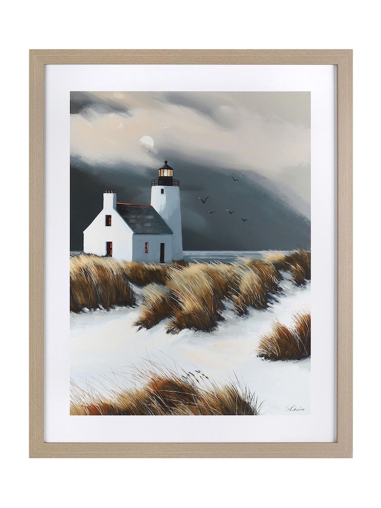 Art Marketing Multi House on the Dunes Wall Art - Image 1 of 3