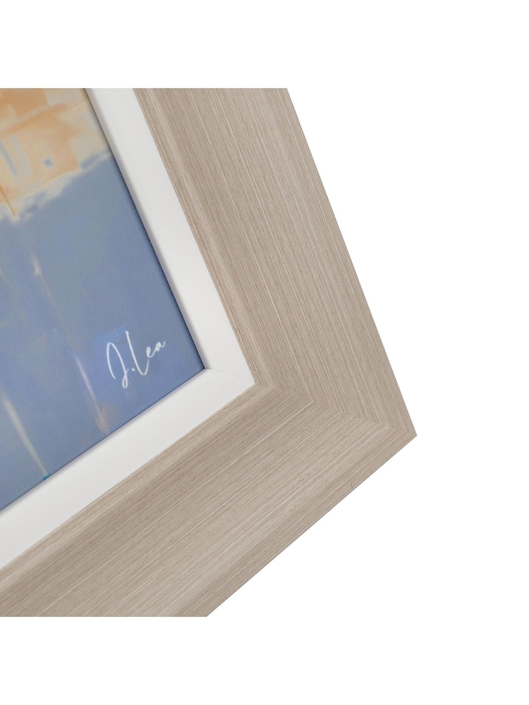 Art Marketing Multi Colourful Beach Cove Wall Art - Image 2 of 6