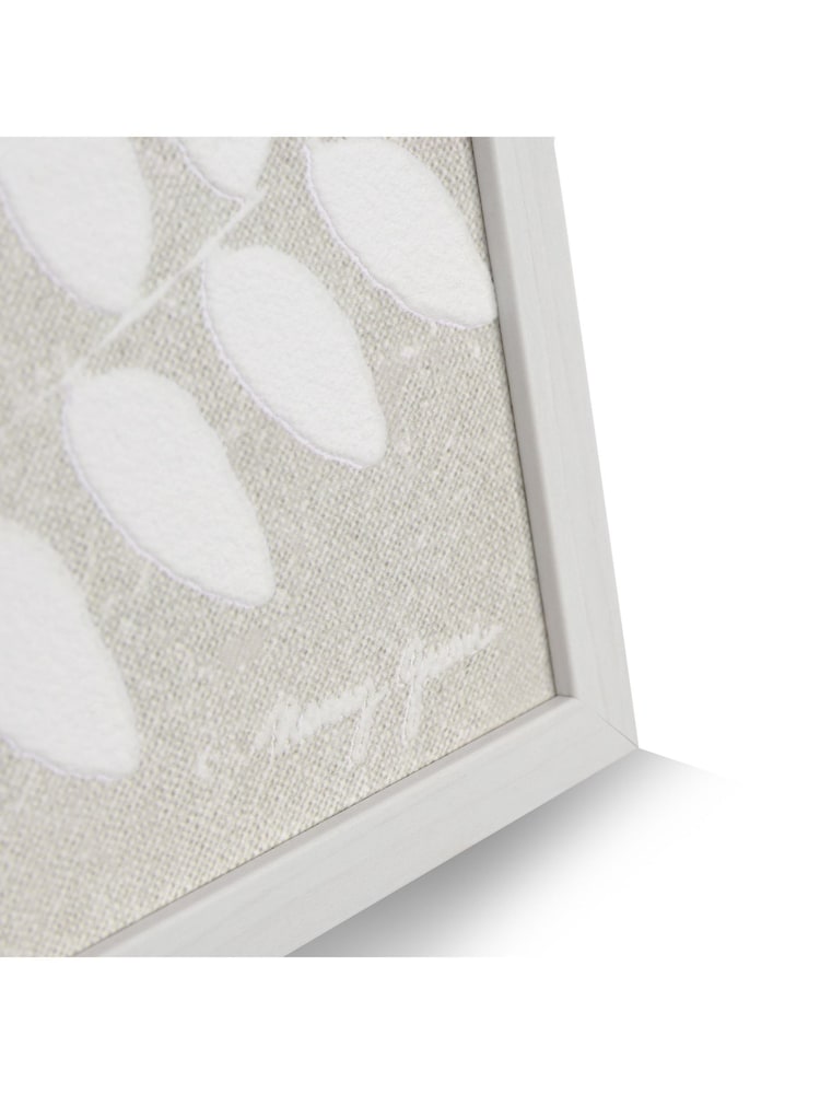 Art Marketing Natural Triptych Leaf Prints Wall Art - Image 2 of 6