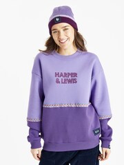 Harper & Lewis Purple Taran Sweater - Image 1 of 6