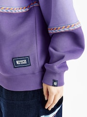 Harper & Lewis Purple Taran Sweater - Image 5 of 6