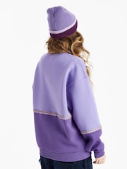 Harper & Lewis Purple Taran Sweater - Image 6 of 6