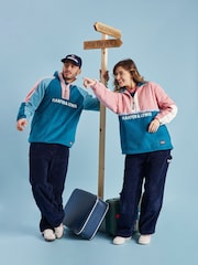 Harper & Lewis Pink Sebi 1/2 Zip Fleece - Image 3 of 5