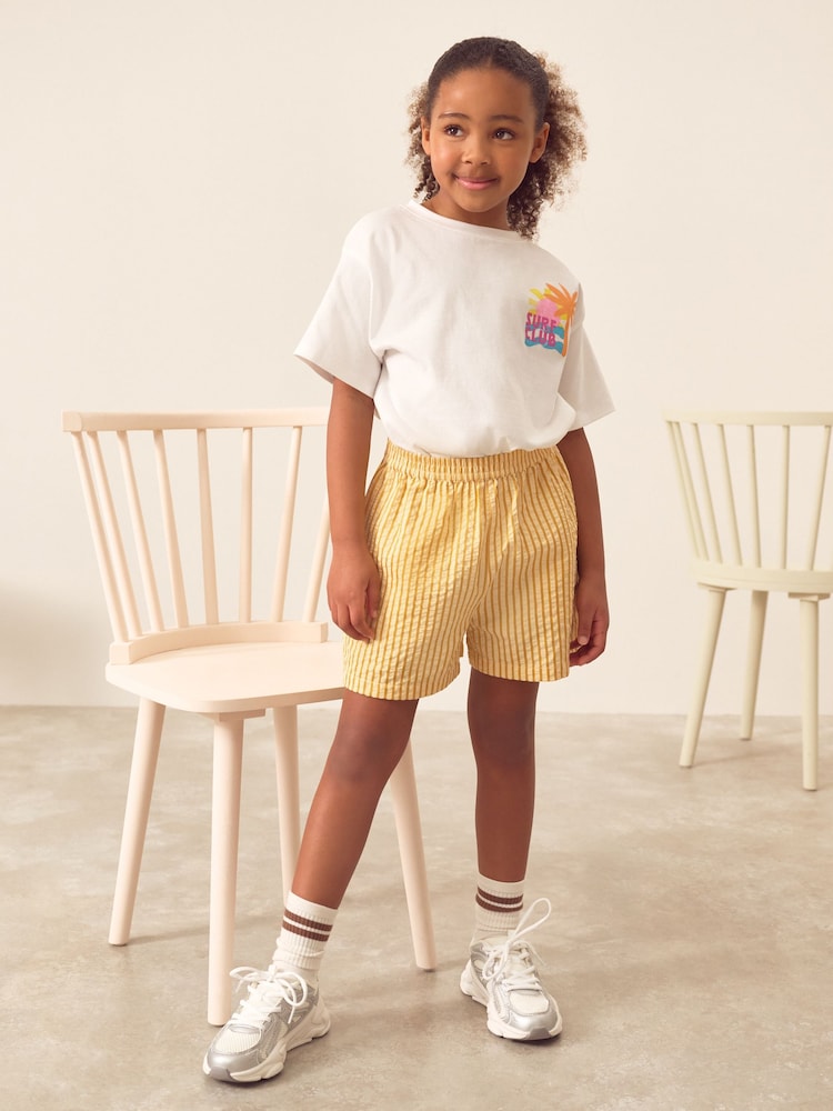 Yellow Stripe Shorts (3-16yrs) - Image 2 of 8
