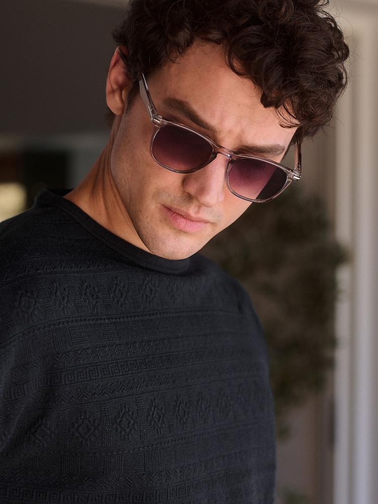 Noir - Smart Textured T-Shirt - Image 1 of 7