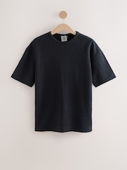 Noir - Smart Textured T-Shirt - Image 5 de 7