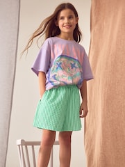 Green Stripe Shorts (3-16yrs) - Image 2 of 8