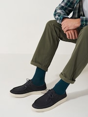 Crew Clothing Blue Apron Hybrid Shoes - Image 1 of 4
