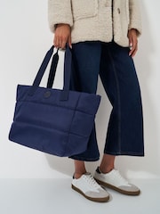 Crew Clothing Blue Nylon Shoulder Bag - Image 1 of 4