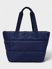 Crew Clothing Blue Nylon Shoulder Bag - Image 4 of 4