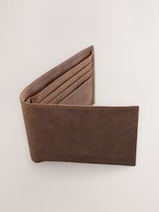 Brown Leather Wallet and Keyring Set - Image 2 of 4