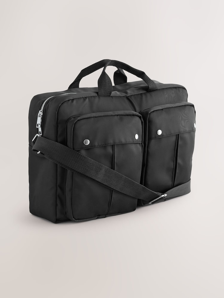 Schwarz - Nylon Modular Briefcase - Image 2 of 5