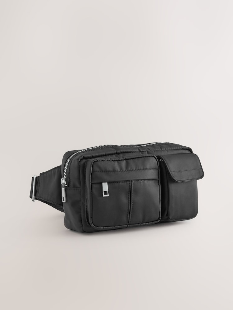 Schwarz - Nylon Modular Crossbody Bag - Bild 1 von 6