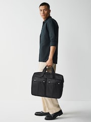 Noir - Fourre-tout de confort de voyage en nylon - Image 2 of 6