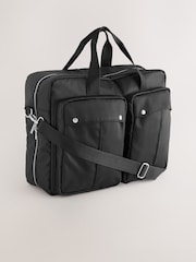 Noir - Fourre-tout de confort de voyage en nylon - Image 3 of 6