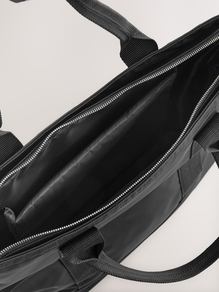 Schwarz - Nylon Tote Bag - Image 3 of 6