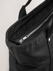Black Nylon Tote Bag - Image 4 of 6